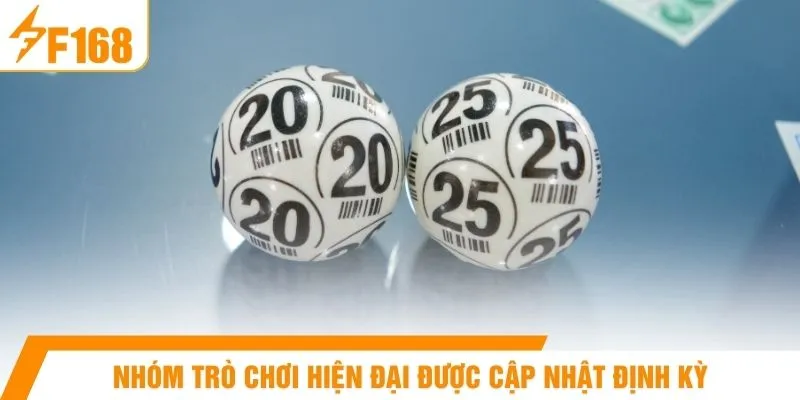 Nhóm trò chơi hiện đại được cập nhật định kỳ